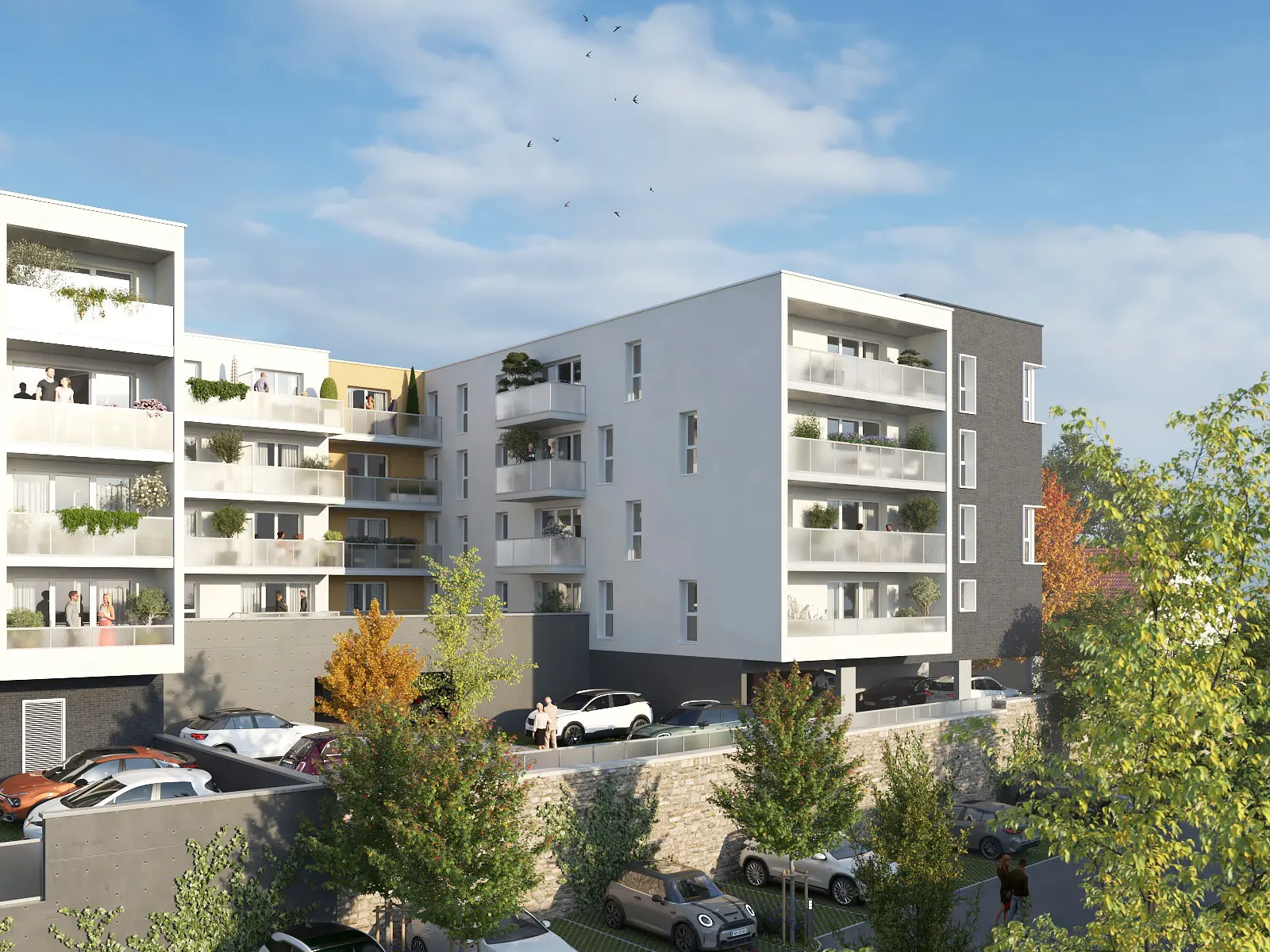 Perspective 0, Les Balcons d'Aristide Petit-Couronne
